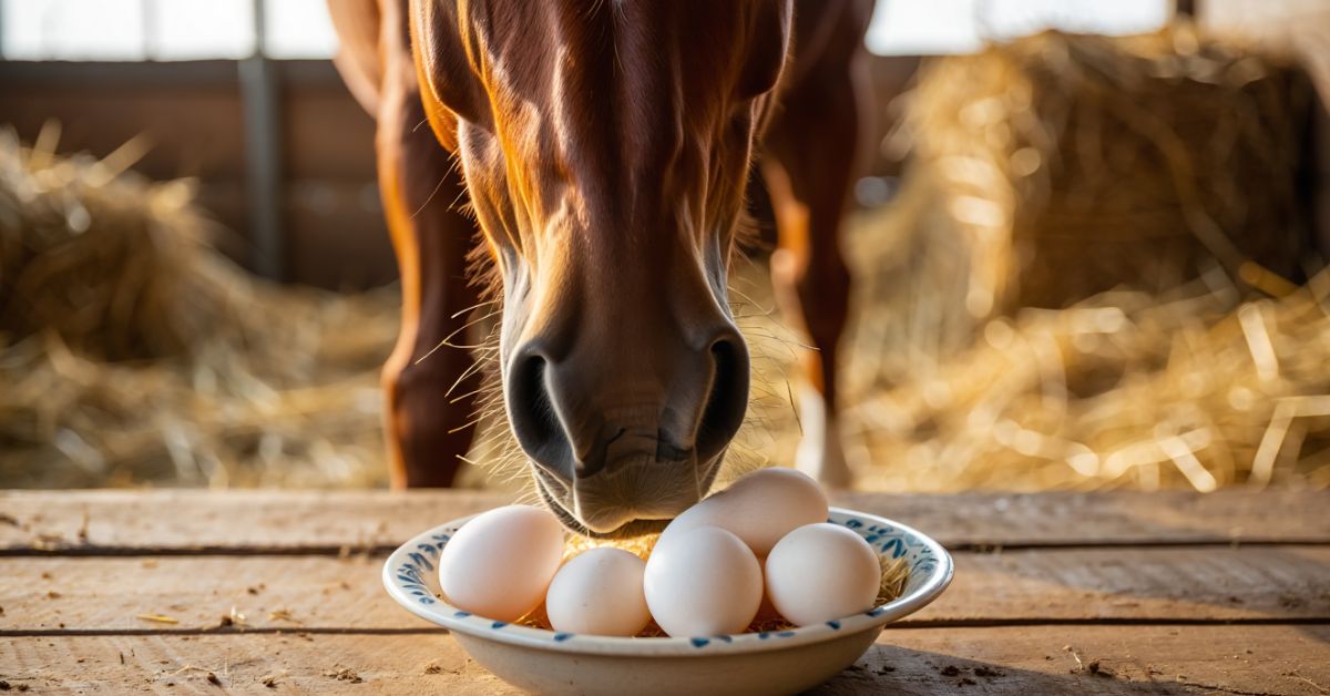 Can Horses Eat Eggs
