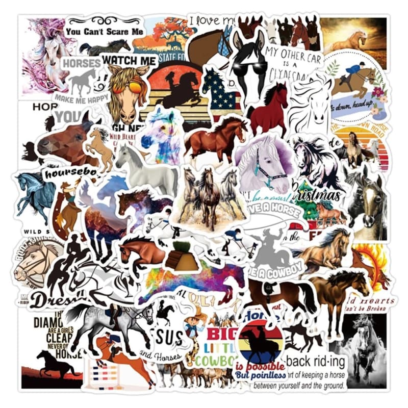 Horse decals (Notebook Phone Skateboard) - Dream Horse
