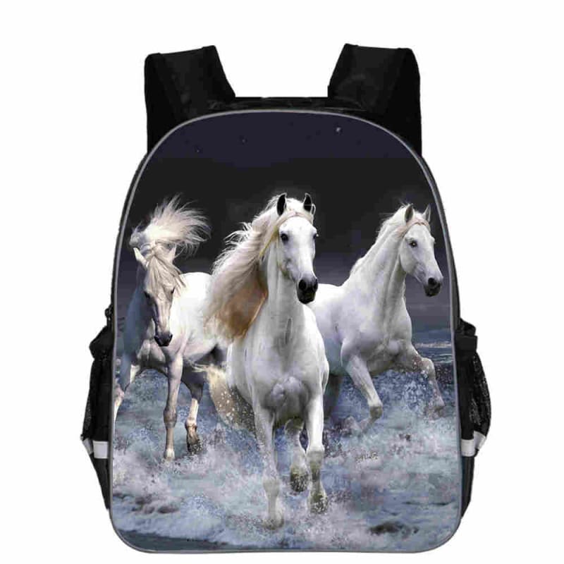 Horse Print Backpack (Boys Girls) - Dream Horse
