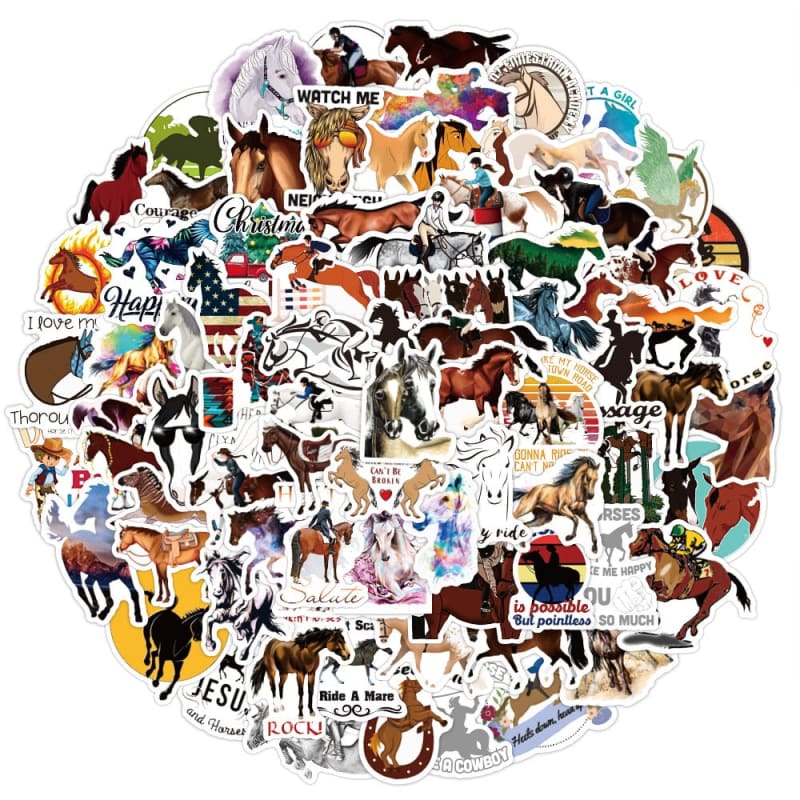 Horse sticker (50/100PCS) - Dream Horse