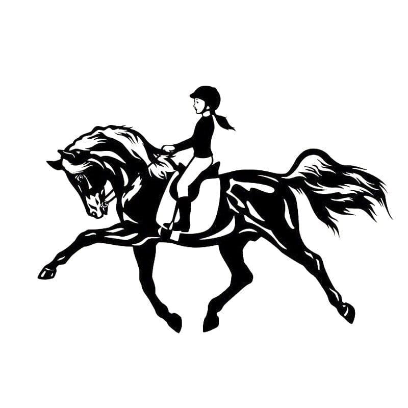 Horse trailer stickers decals - Dream Horse