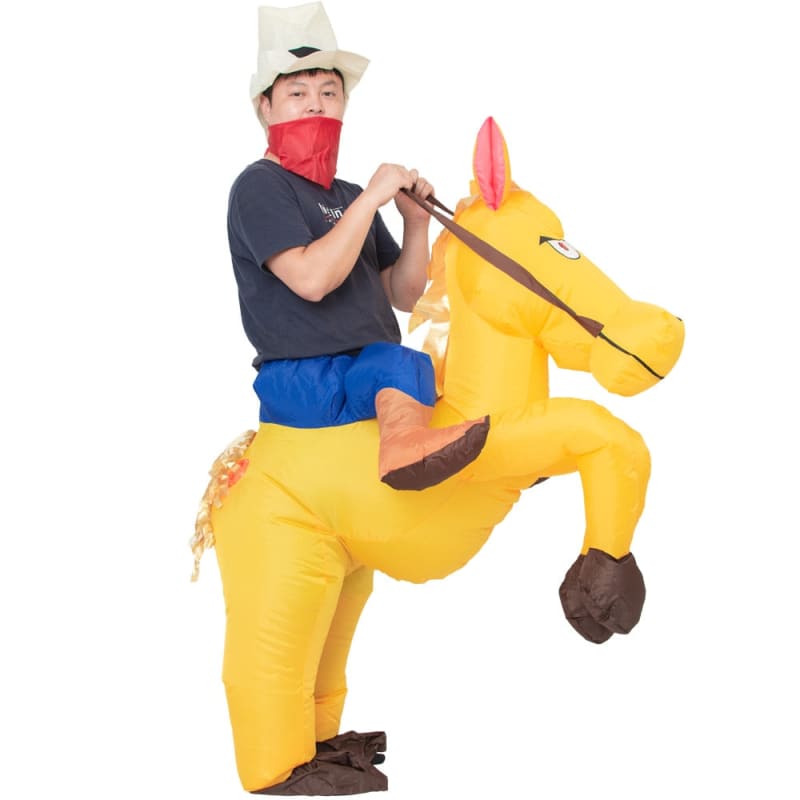 Inflatable Horse Costumes (Cowboy) - Dream Horse