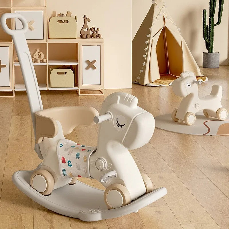 White rocking horse for nursery Dream Horse