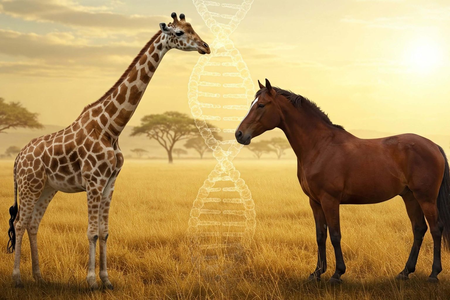 Are Giraffes related to Horses? Unraveling the Genetics & Phylogeny