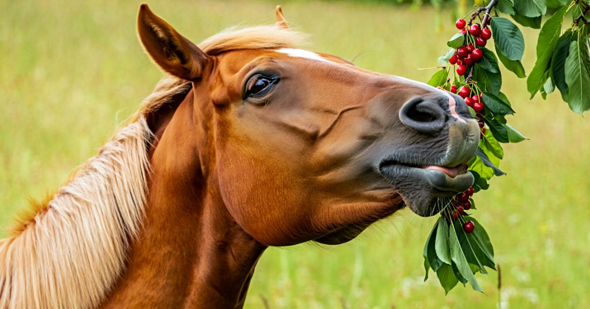 Can Horses Eat Cherries