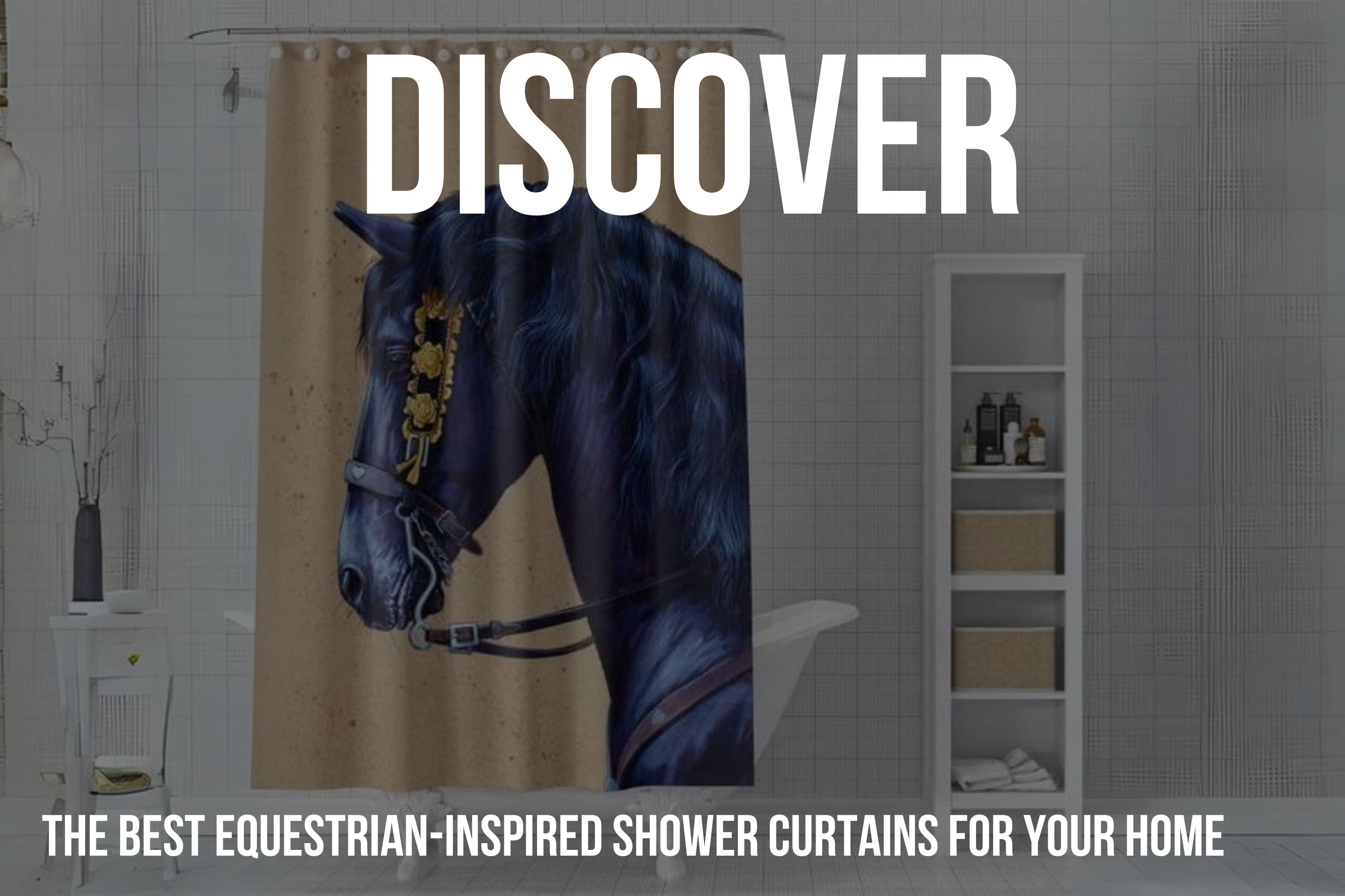 Equestrian Shower Curtain