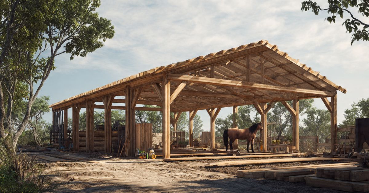 How to Build a Horse Shelter