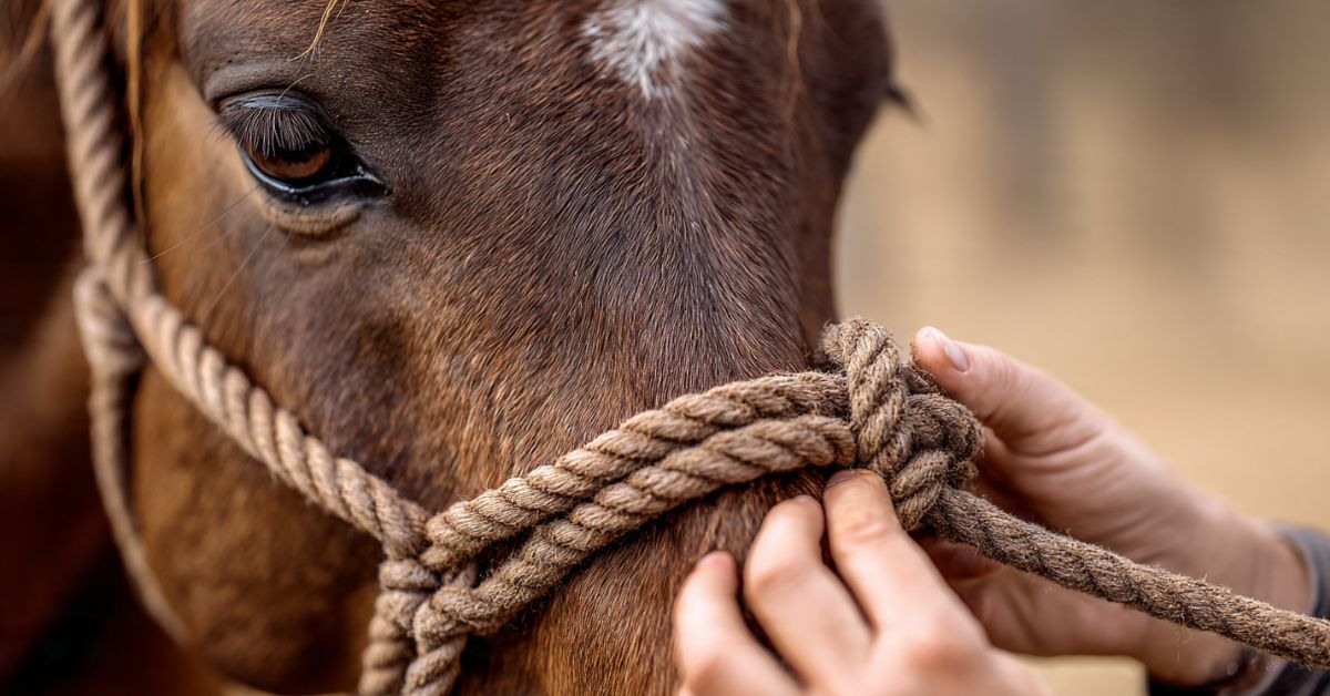 How to Tie a Horse Rope Halter