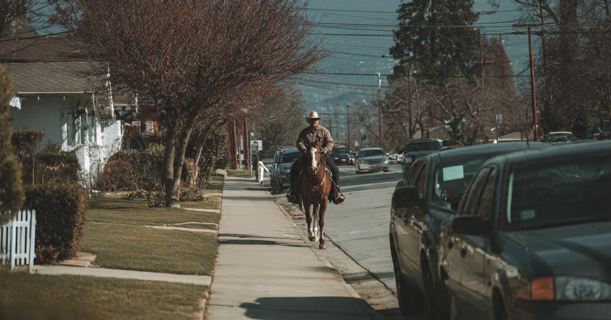 Is It Illegal to Ride a Horse on the Street