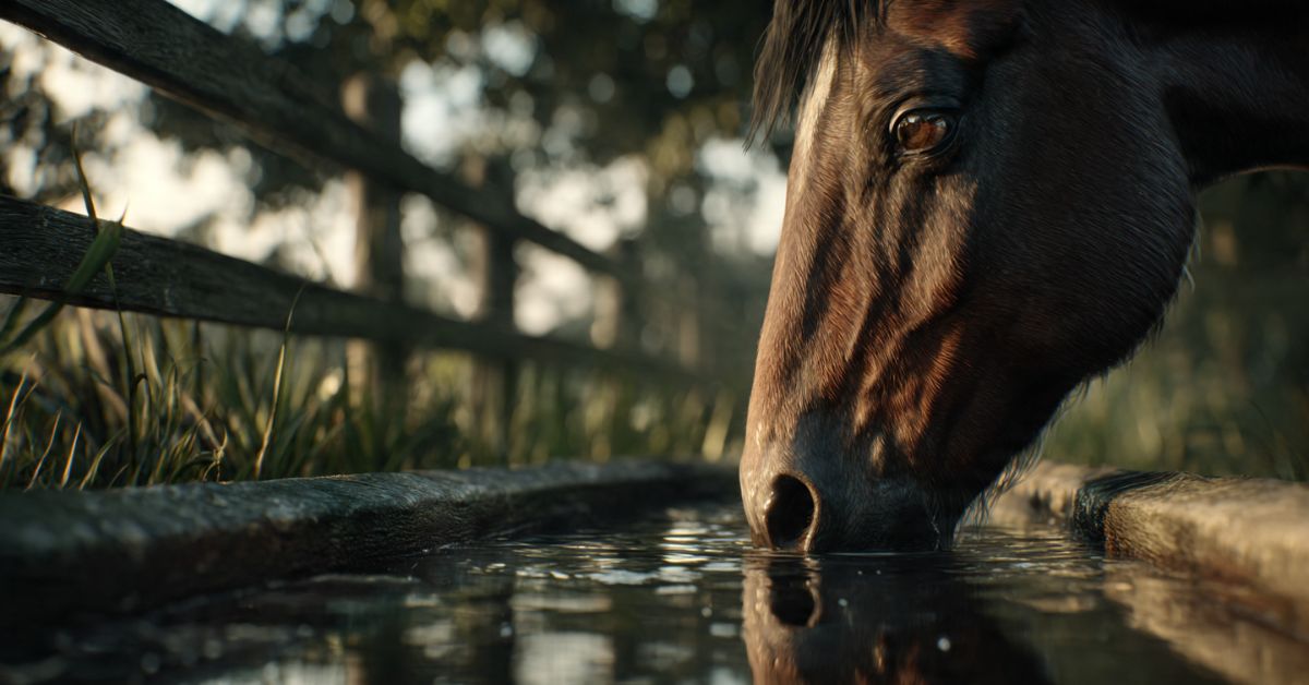 What Do Horses Drink Out Of