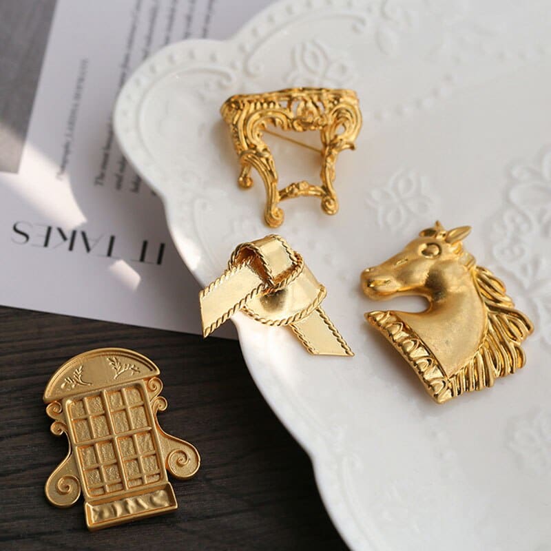 3D vintage horse brooch - Dream Horse