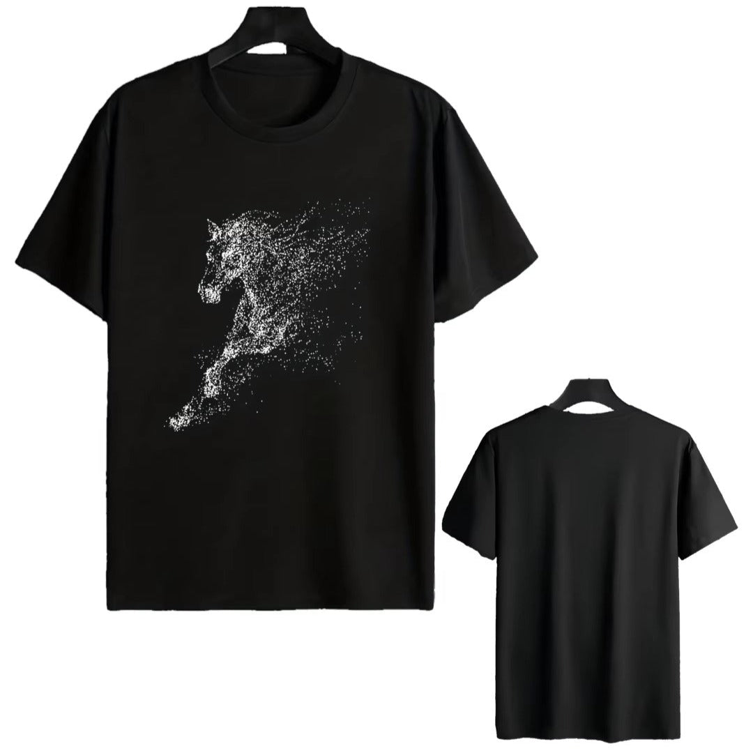 Black horse shirt