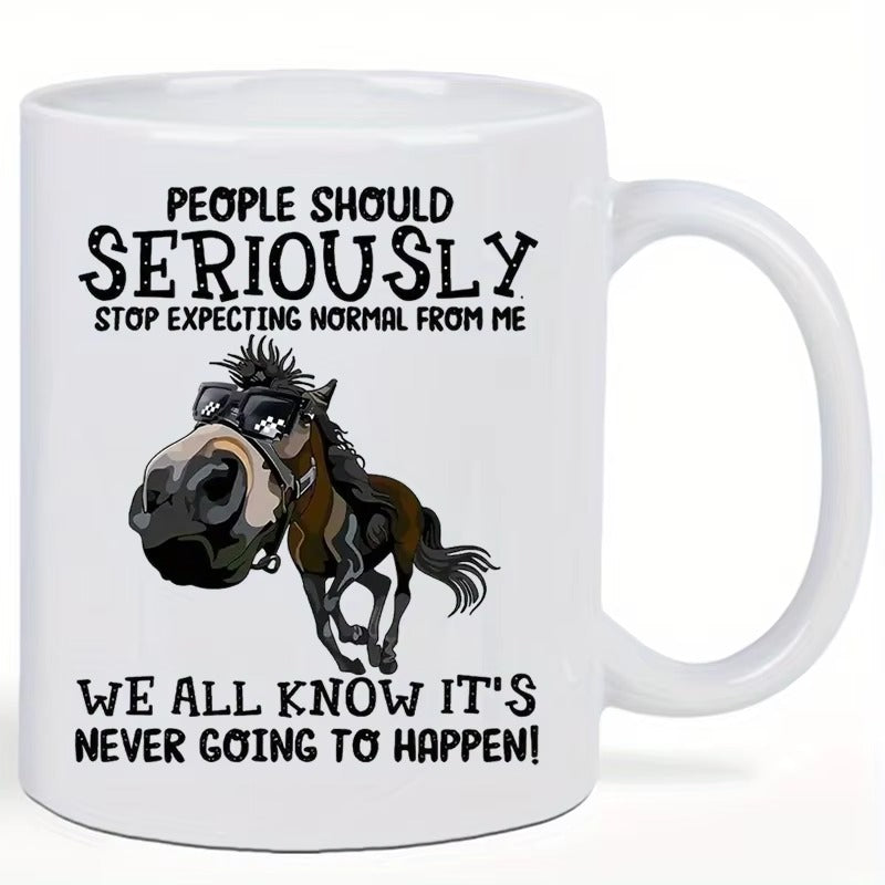 Ceramic Horse Mugs Coffee