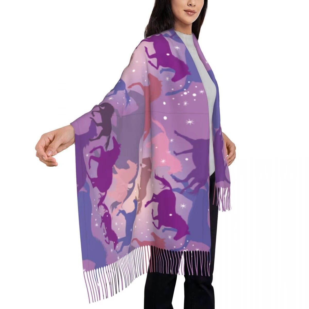 Crazy horse poncho