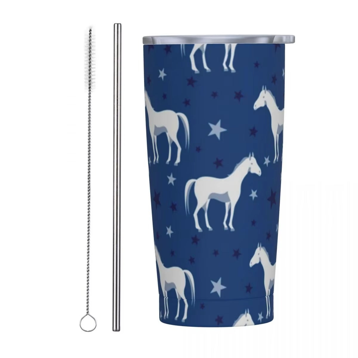 Equestrian travel mug