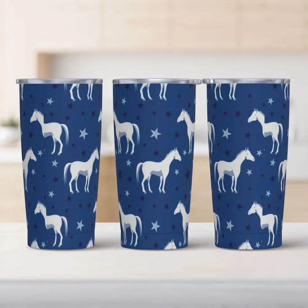 Equestrian travel mug