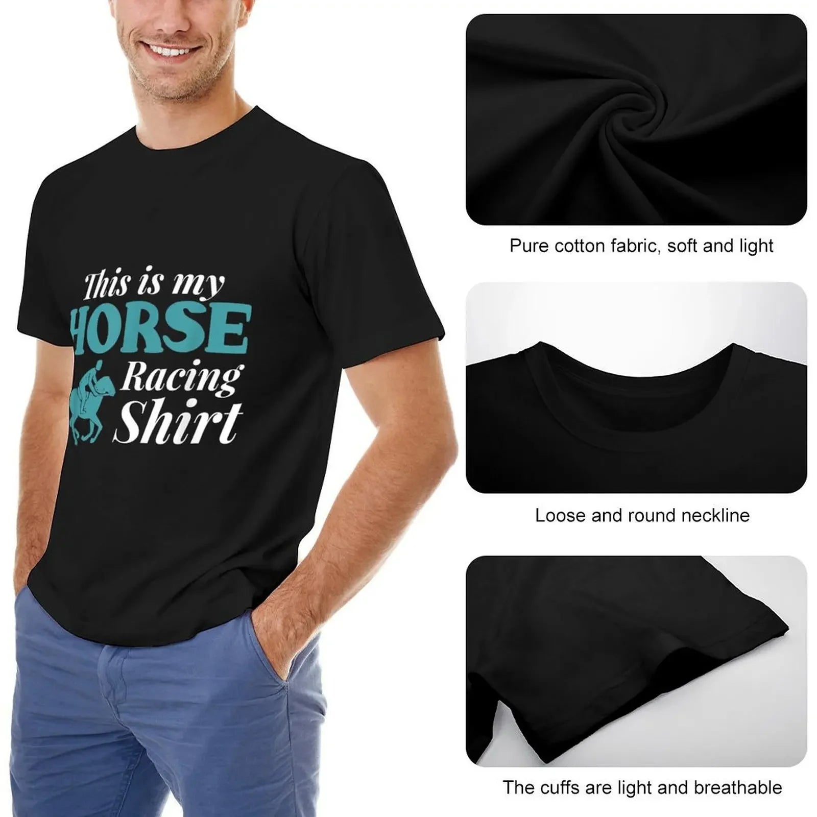 Funny horse racing t-shirts