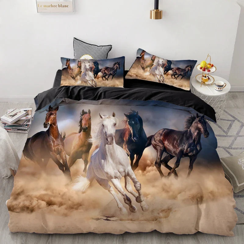 Horse double duvet