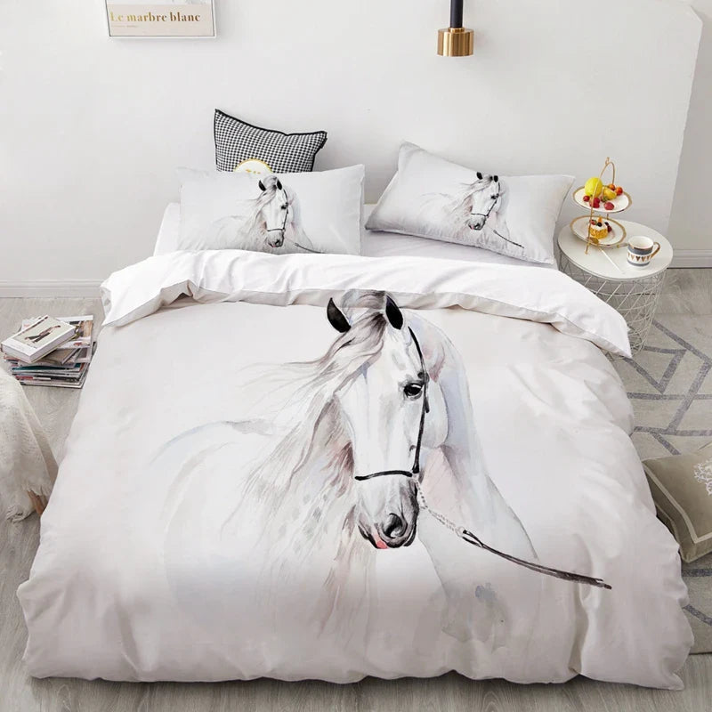 Horse double duvet
