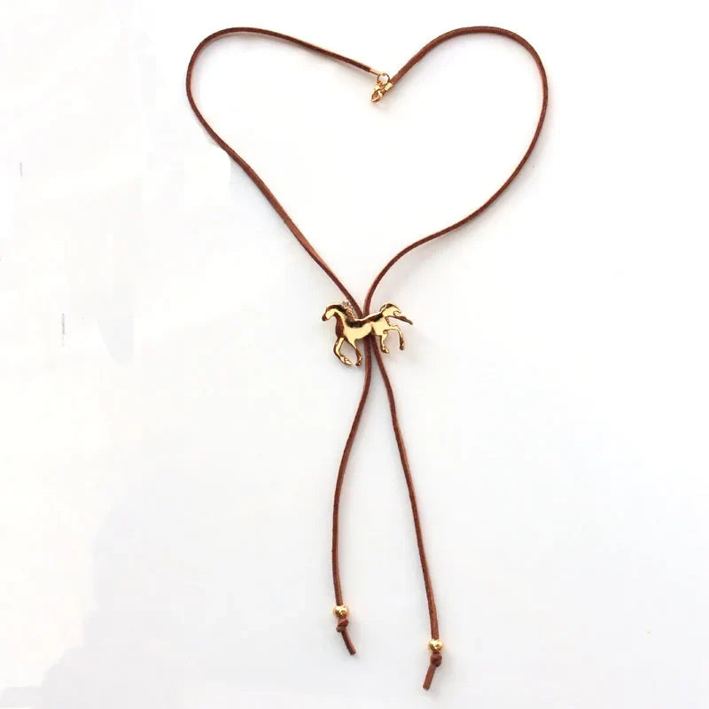 Cute horse necklace
