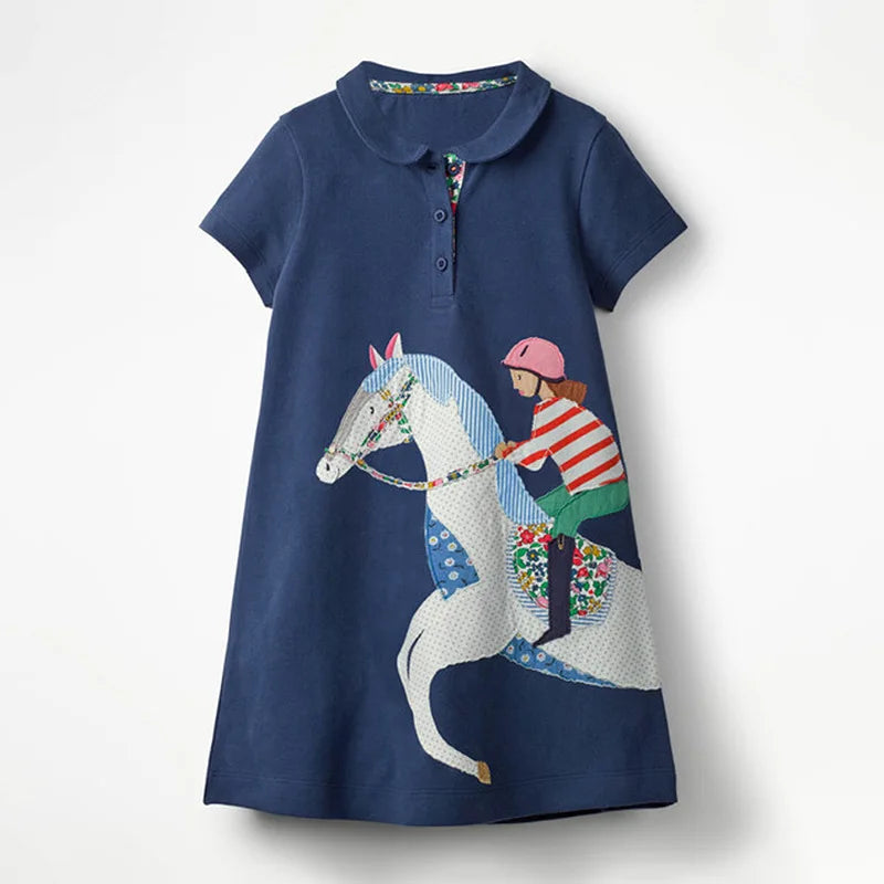 Horse-print-dress-for-baby