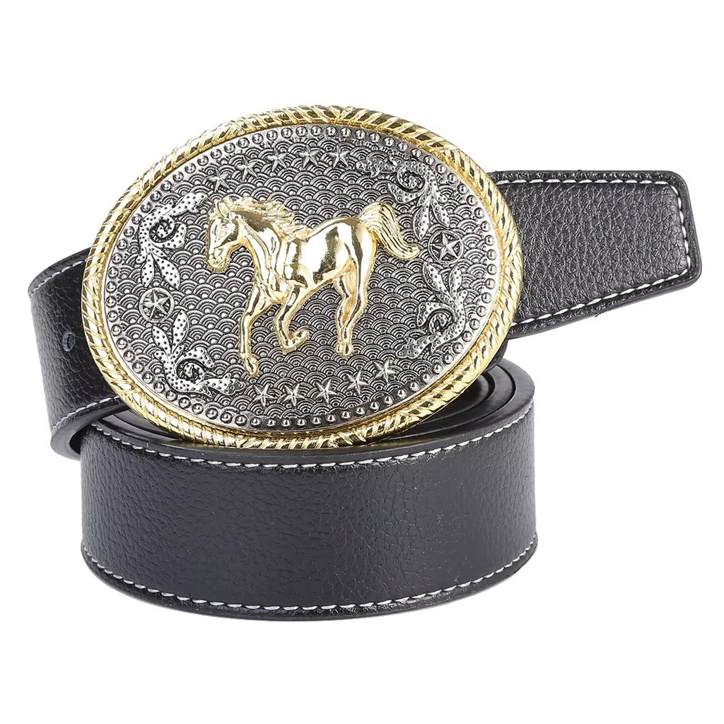 Horse belt buckle