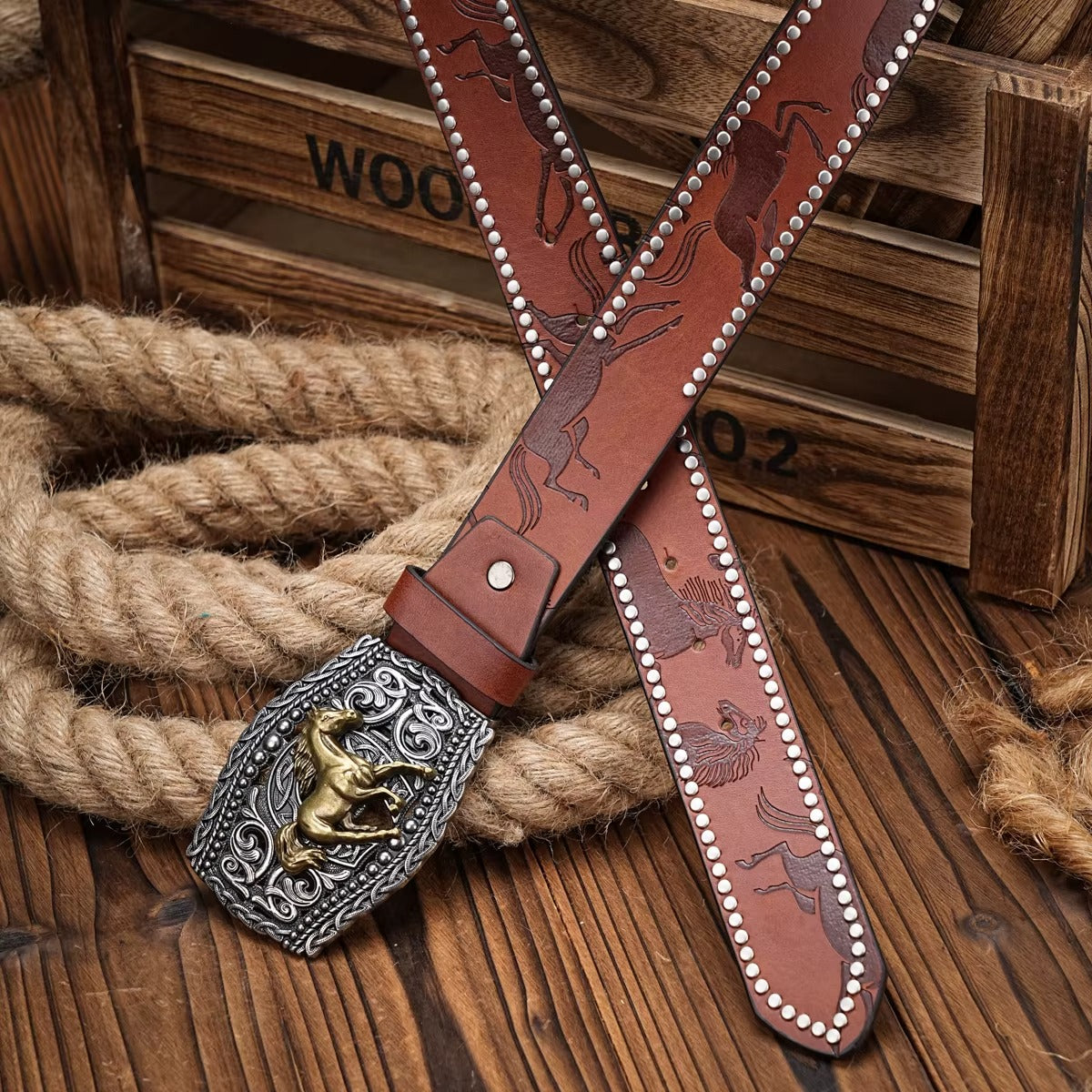 Horse belt buckle 