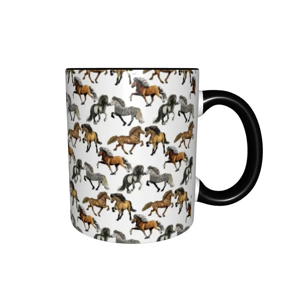 Horse coffee cup