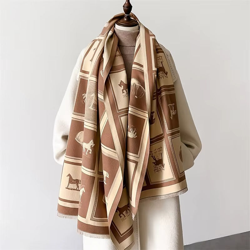 Horse infinity scarf