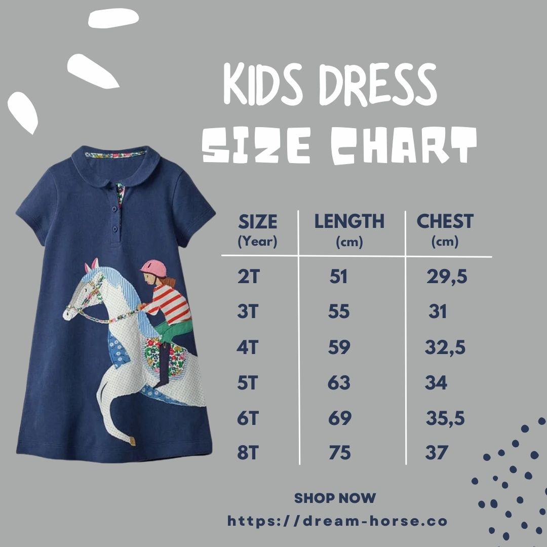Kids Dress size guide