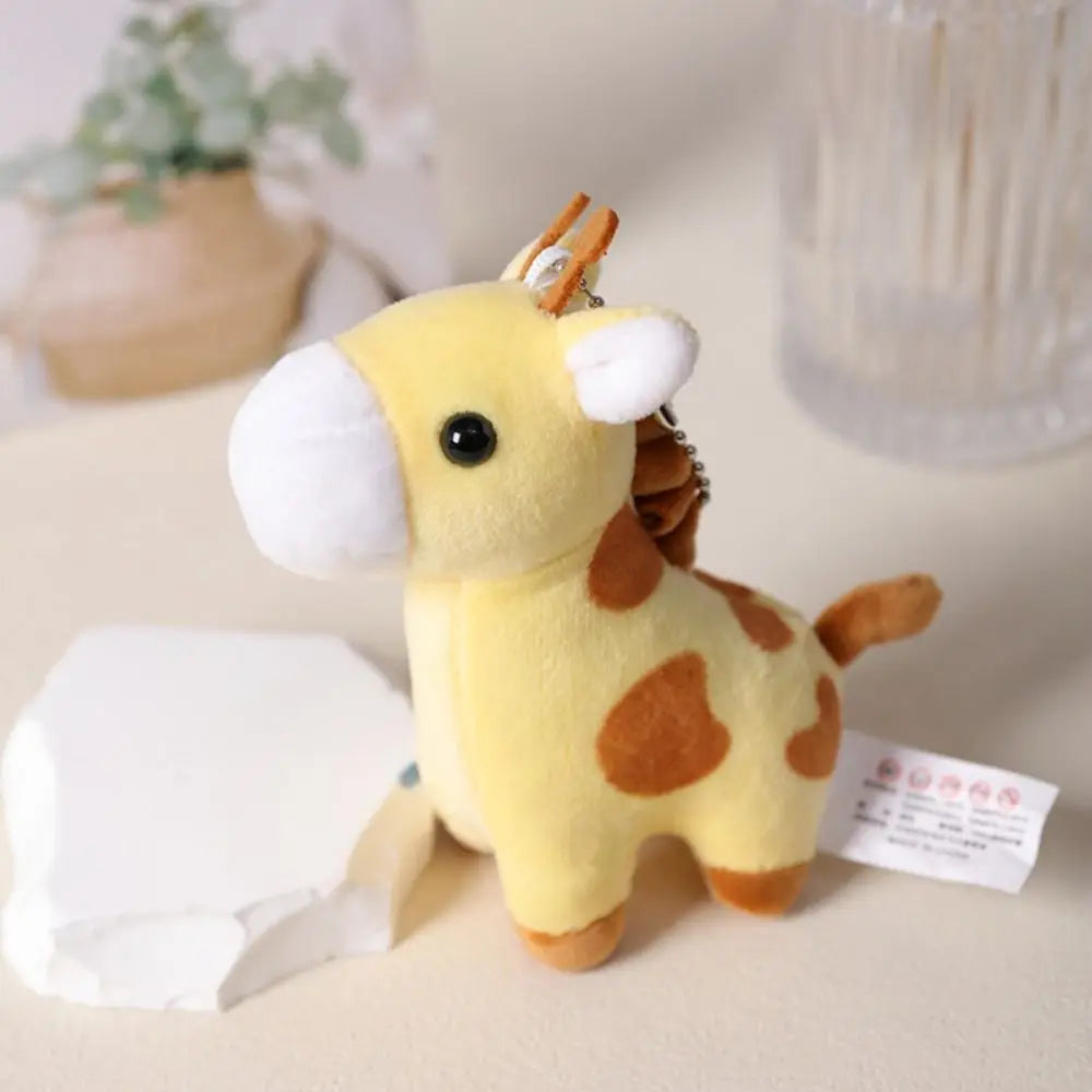 Plush horse keychain