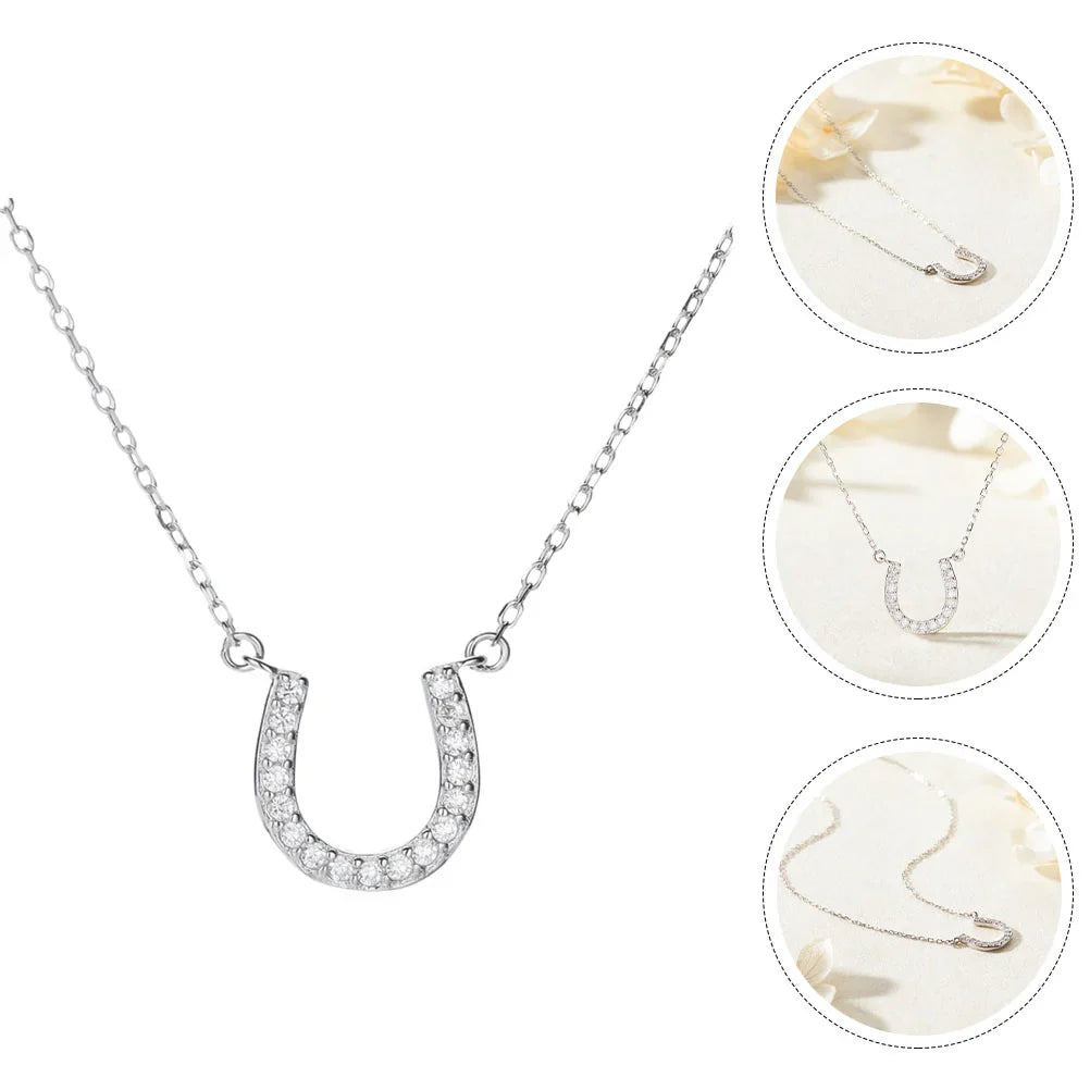 Horseshoe necklace pendant