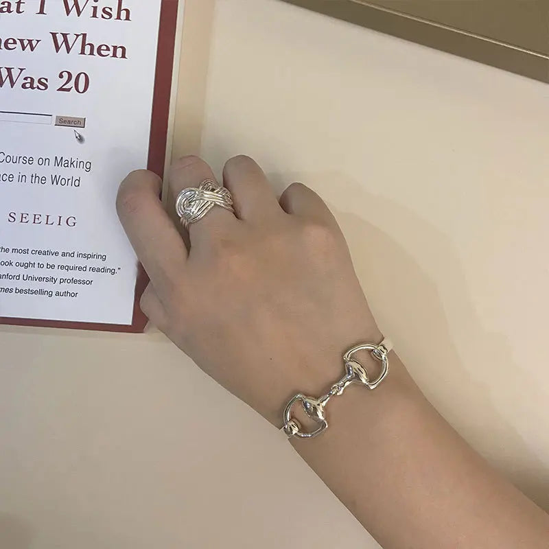 Equestrian bit bracelet