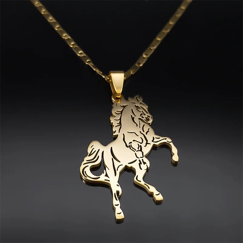 Horse jumping necklace Dream Horse