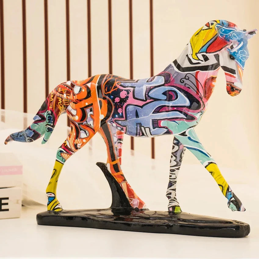 Colorful horse statue Dream Horse