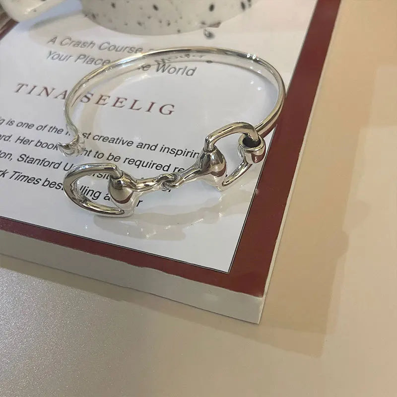 Equestrian bit bracelet