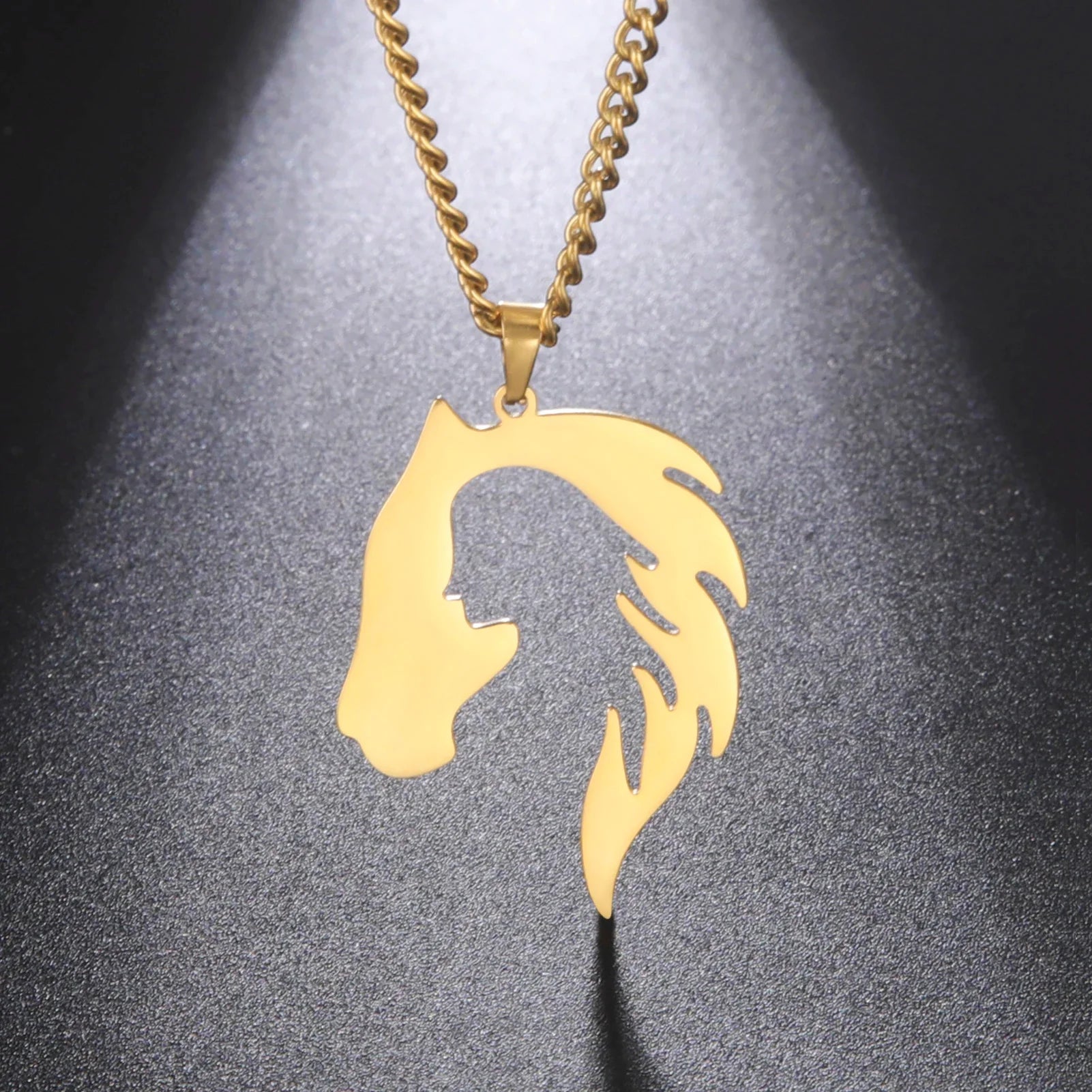 Equestrian pendant
