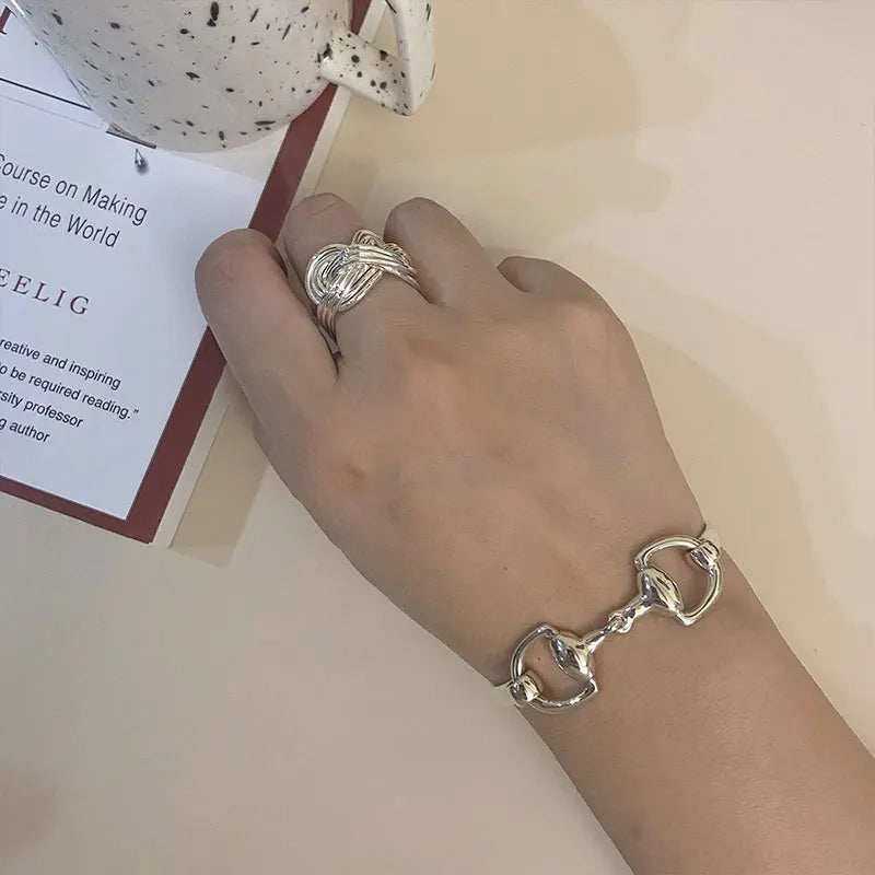 Equestrian bit bracelet