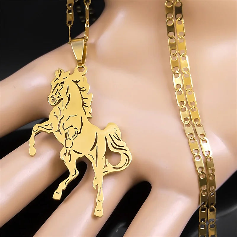 Horse jumping necklace Dream Horse