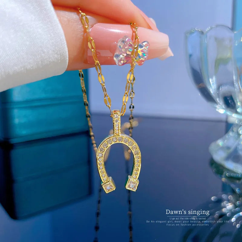 Mini horseshoe necklace Dream Horse
