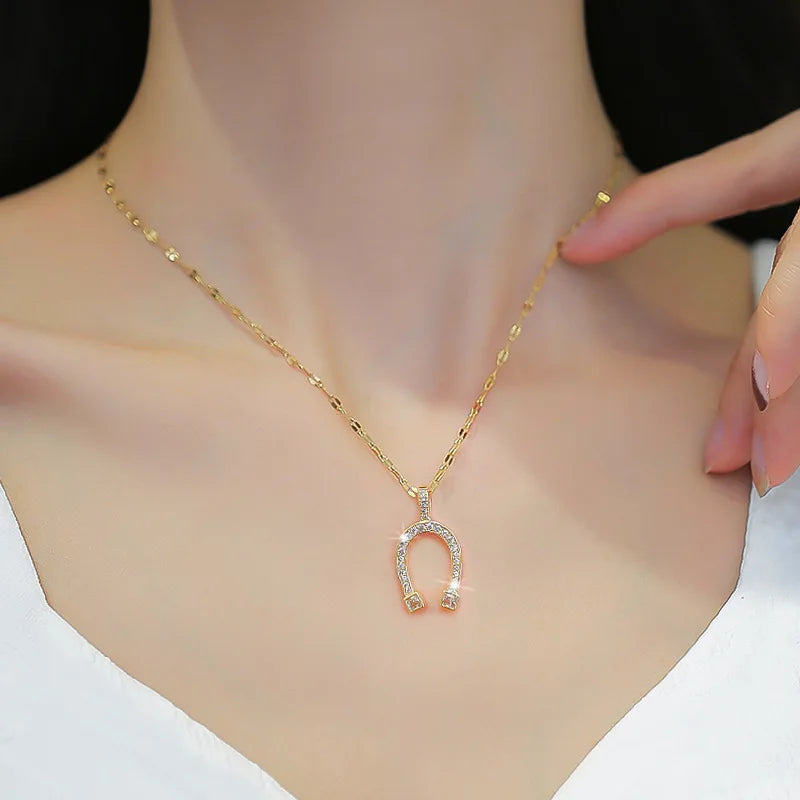 Mini horseshoe necklace Dream Horse