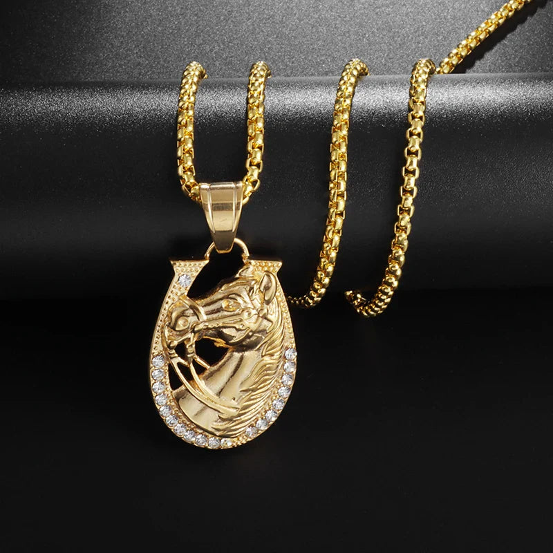Good luck horseshoe necklace Dream Horse