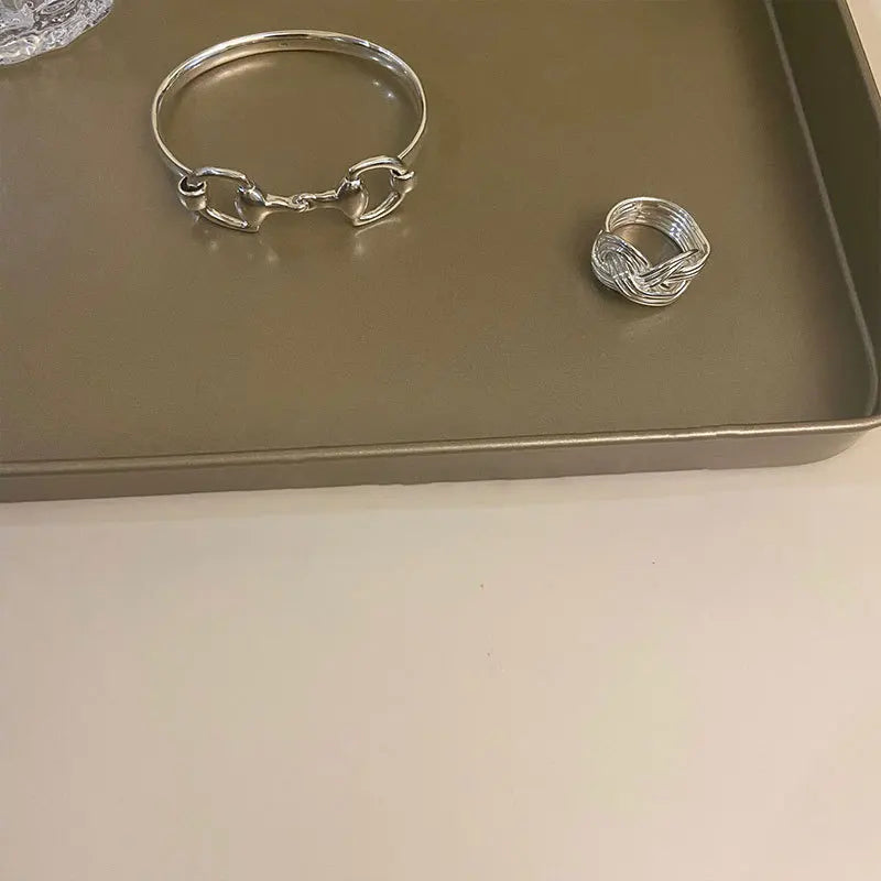 Equestrian bit bracelet
