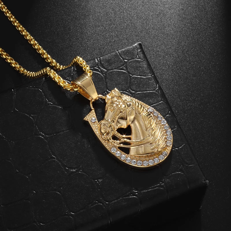 Good luck horseshoe necklace Dream Horse