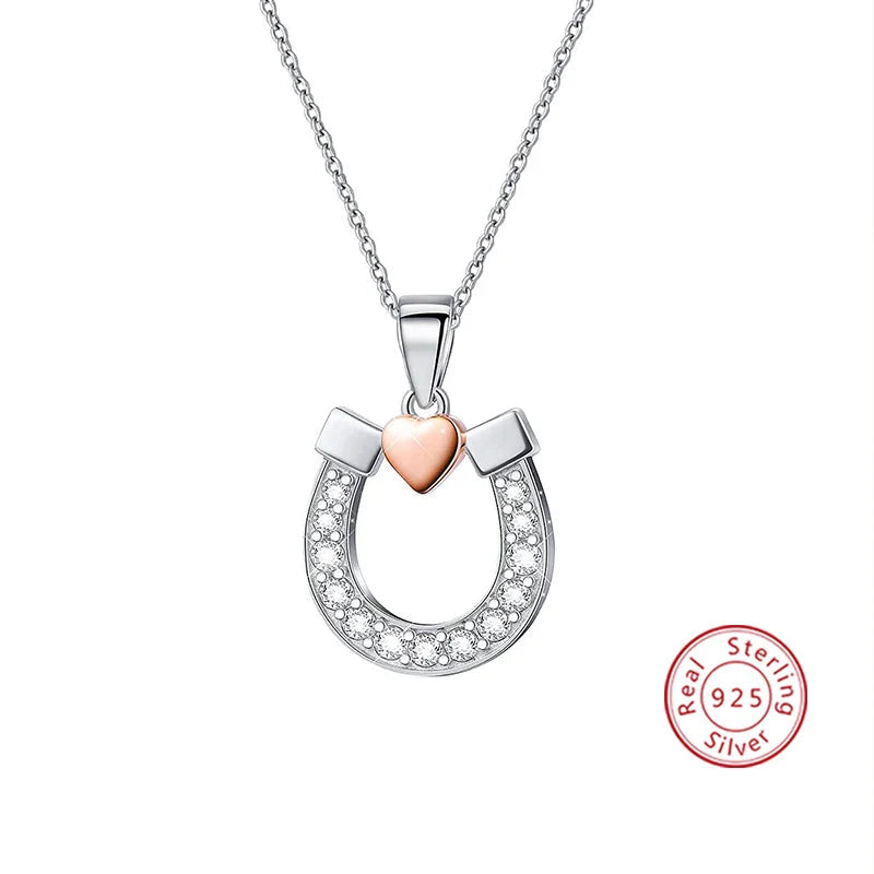 Large horseshoe necklace Dream Horse