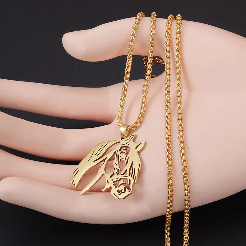 Gold horse chain