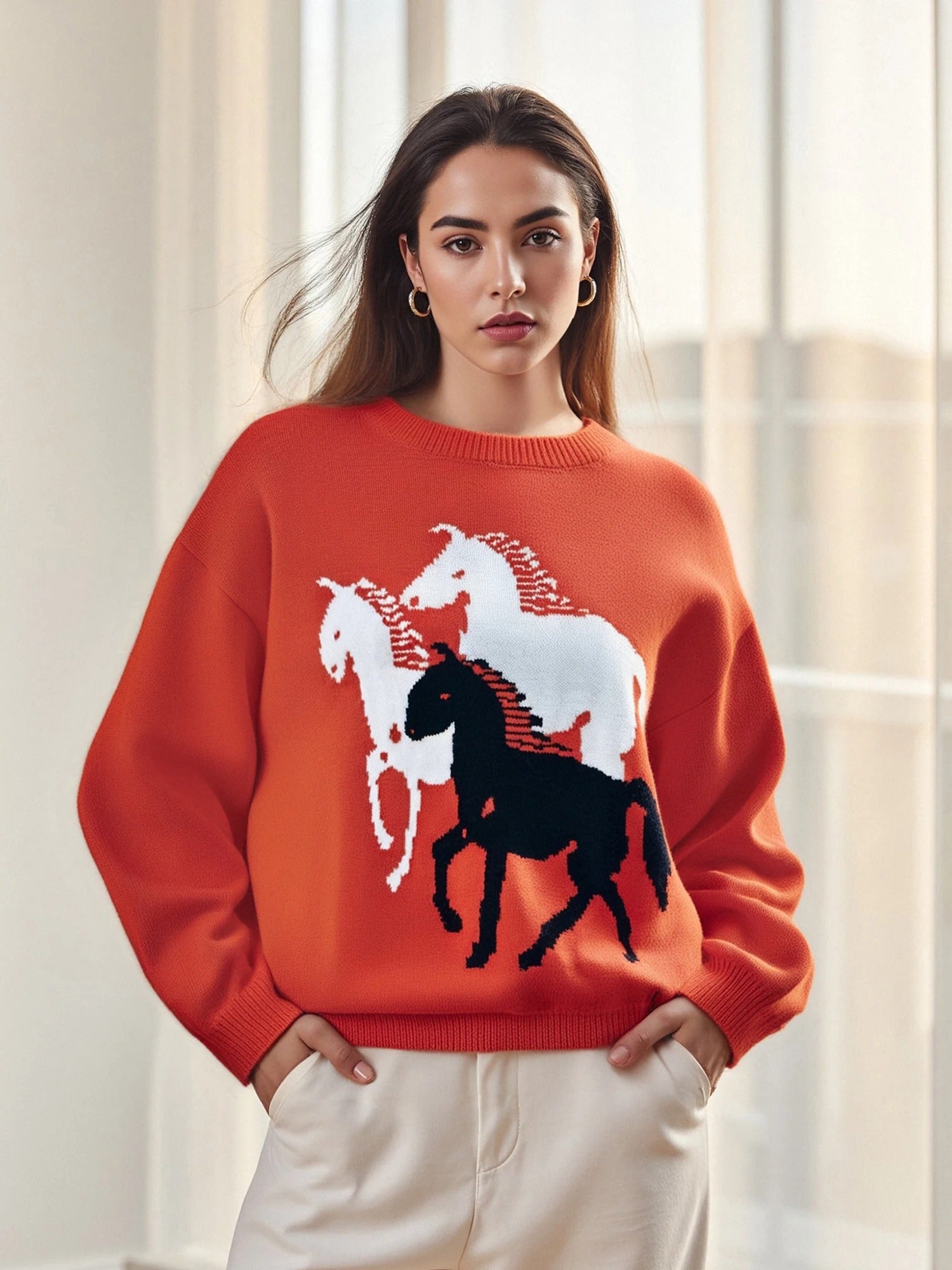 Equestrian sweater Dream Horse