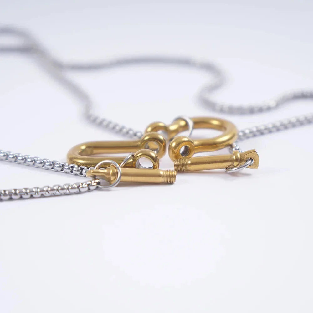 Horseshoe pendant for men