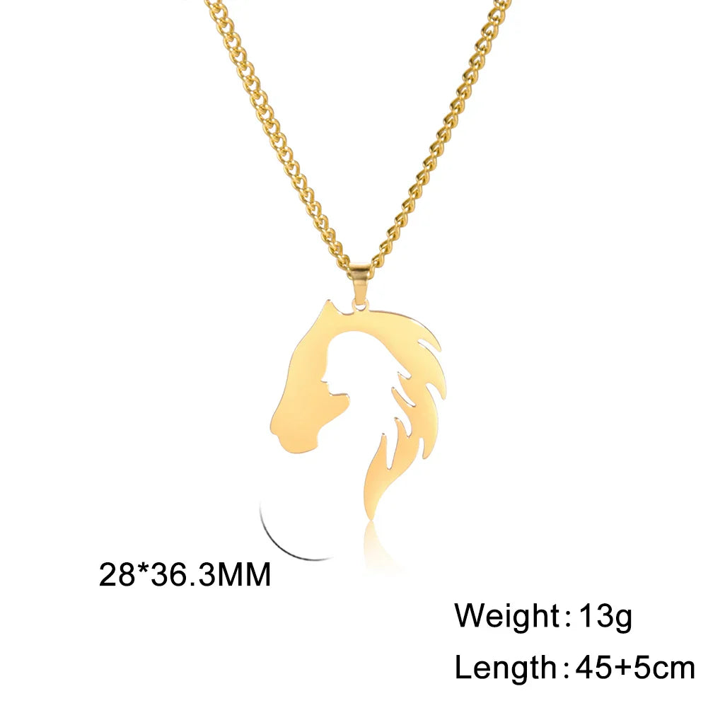 Equestrian pendant