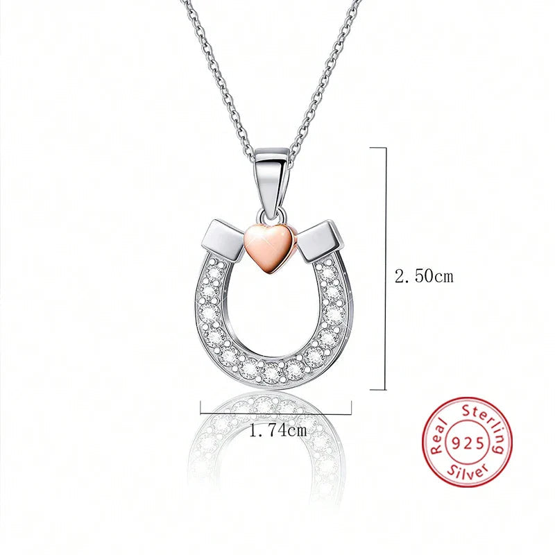 Large horseshoe necklace Dream Horse